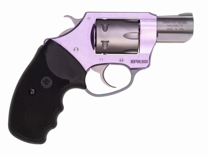 CHARTER ARMS LAVENDER LADY .22 MAG. ALUMINUM 8 SHOT 2IN FIXED STANDARD LAVENDER STAINLESS STEEL 52340 - Smith Savings Week